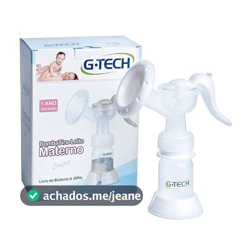 Bomba Para Extração De Leite Materno Manual G-tech