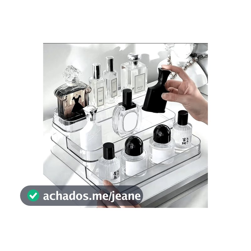 Porta Maquiagem Organizador De Cosméticos Perfume Prateleira Multiuso 3 Andares