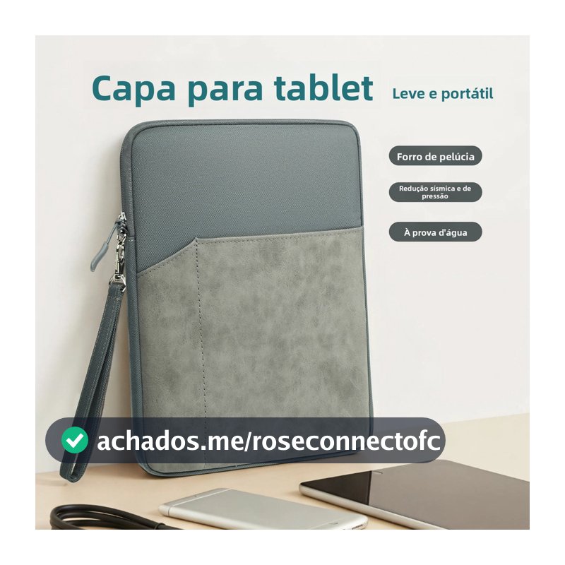 Capa protetora para Tablet PC de 11 e 13 polegadas, à prova d'água à prova de choque, compatível com iPad.