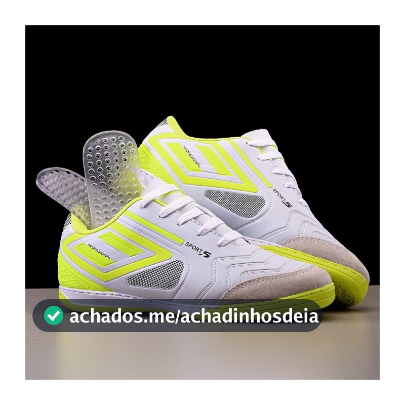 Chuteira Futsal Colada Costura PROFISSIONAL Feminina e Masculina Futebol Quadra Salão Bico de Couro