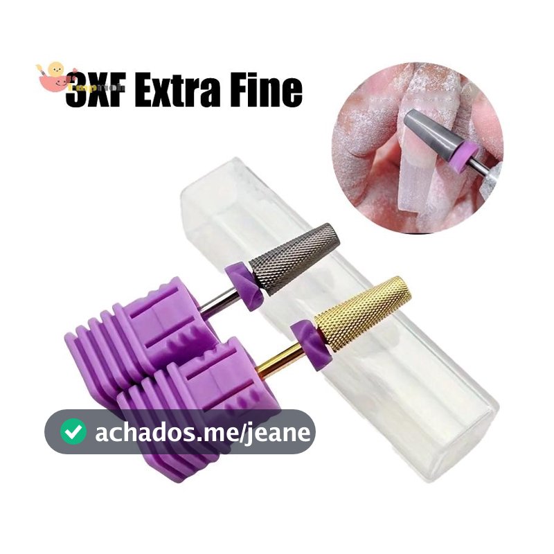 EMCH > 3XF Prego Brocas 5 Em 1 Girar Elétrica Fresa De Aço De Tungstênio Para Manicure Gel Polonês Removedor Ferramentas