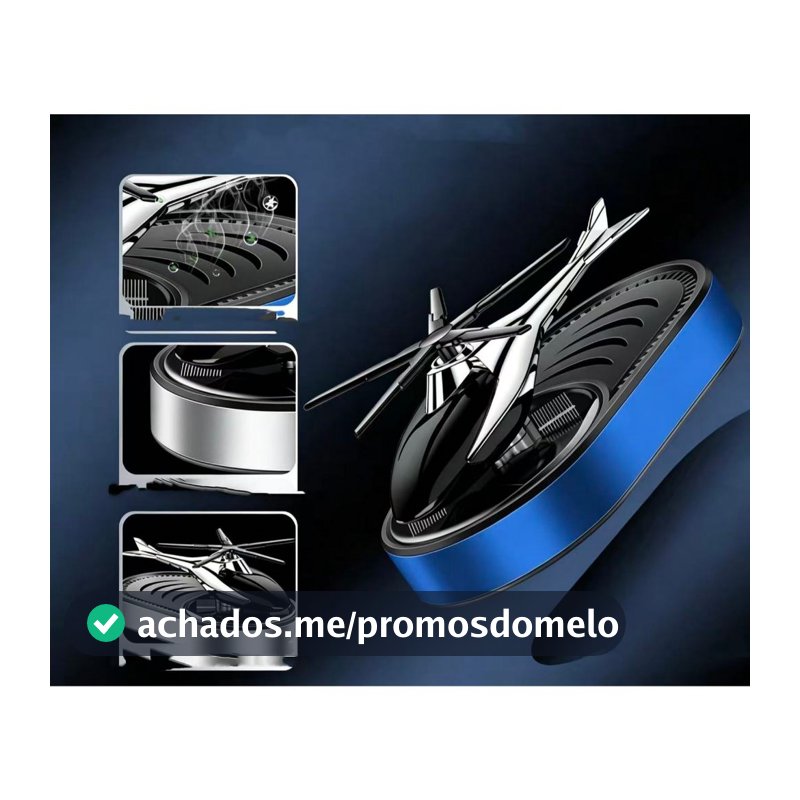 Energia solar Helicóptero Aromatizador Solar Veicular Cheirinho Para Carro Cor Sortido