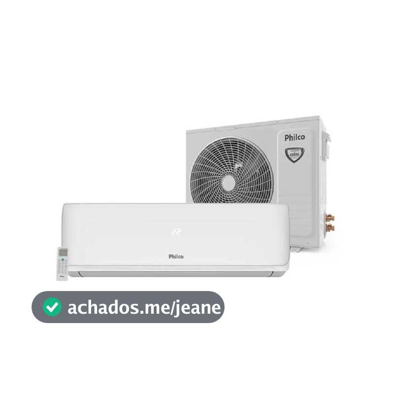 Ar Condicionado Split Hi Wall Philco 18000 BTUS/h Quente e Frio PAC18QI – 220 Volts