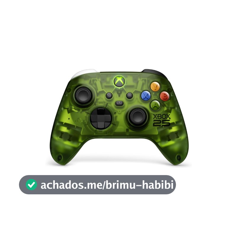 Controle sem fio XBOX - X25 Edição Especial de 25 anos - XBOX Series X/S, XBOX One, PCs, TVs, Mobile