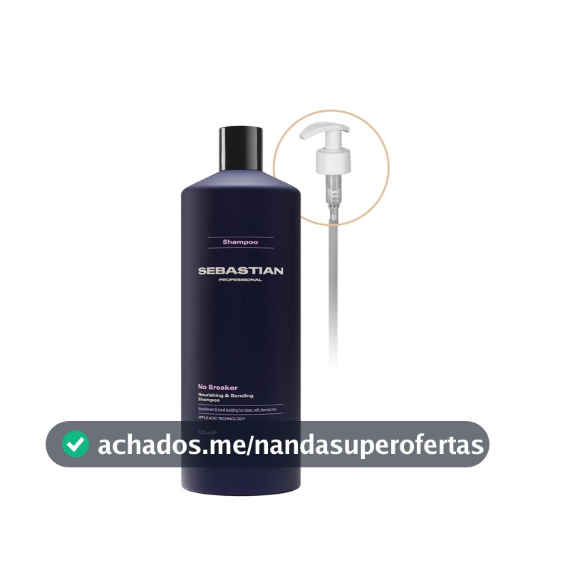 Kit Sebastian Professional No Breaker - Shampoo Litro e Válvula (2 produtos)