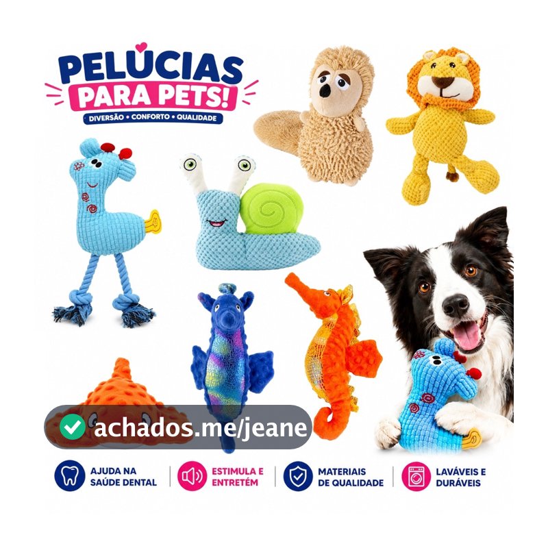 Brinquedo Mordedor Pelúcia Cachorro Home Pet
