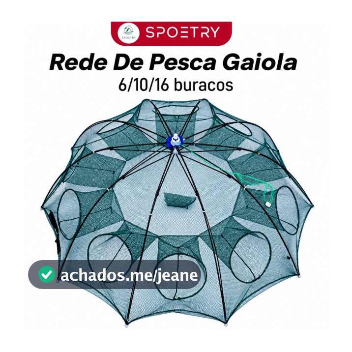 Rede De Pesca Gaiola De Camarão Dobrável Nylon Automático Guarda-chuva Forma Armadilha com 6/10/16 entradas