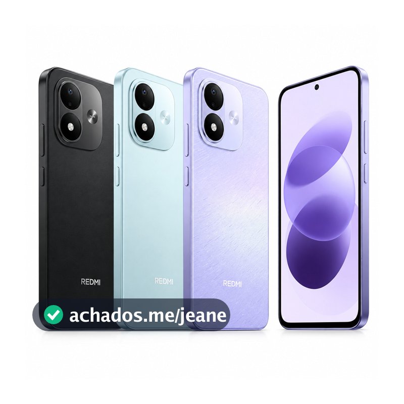 Redmi Note 17 4G 128GB/256GB Tela 6.9” 120Hz Bateria 7500mAh Carregamento 45W