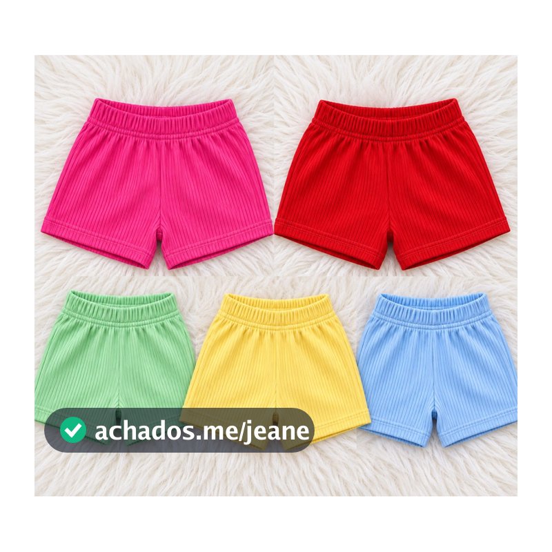 short básico infantil
