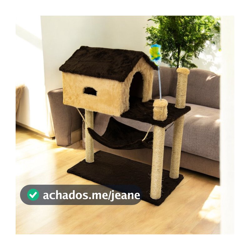 Arranhador Para Gatos Com Casinha Playground