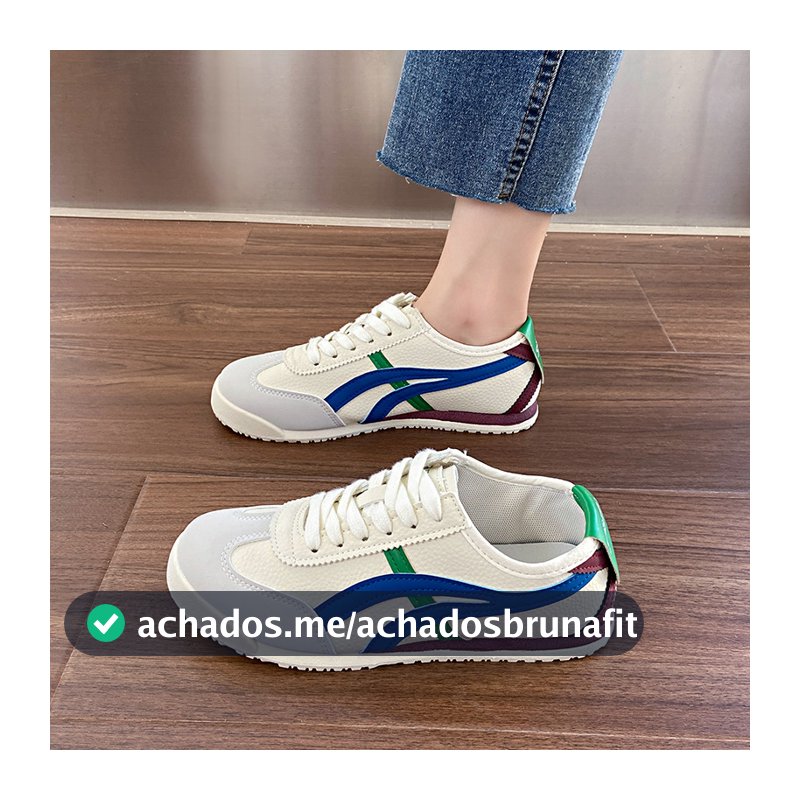 Moda Feminina Casual Estilo Coreano YS001 Novo Estilo Sapatos Forrest Gump Tênis Planos Versáteis para Estudantes