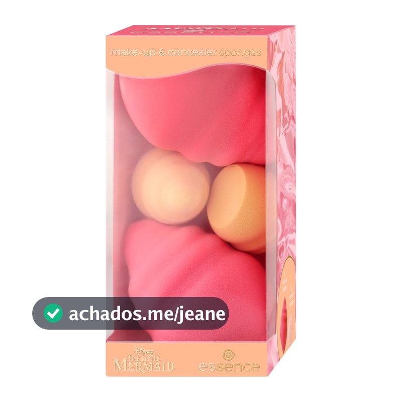 Esponjas de maquiagem essence Disney A Pequena Sereia