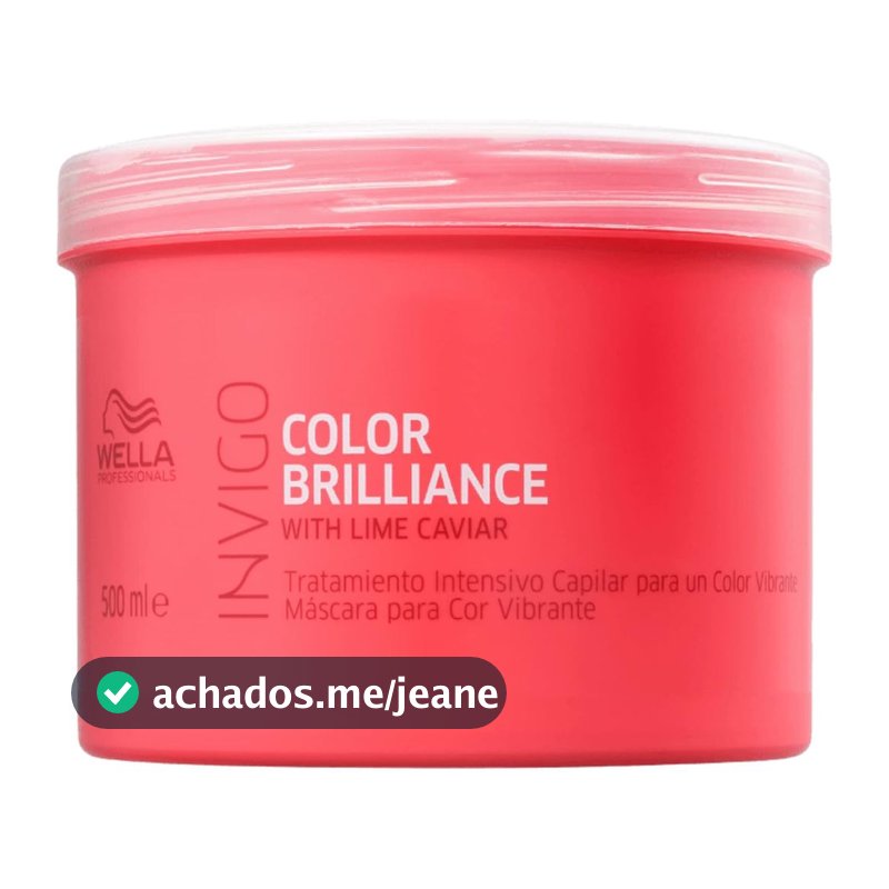 Máscara Invigo Color Brilliance Wella 500ml