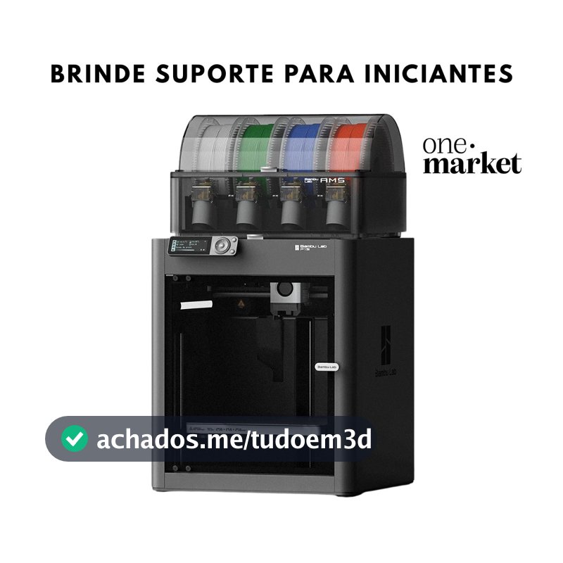 Impressora 3D Bambu Lab P1S Com ou sem AMS(Combo) Bivolt 127/220v
