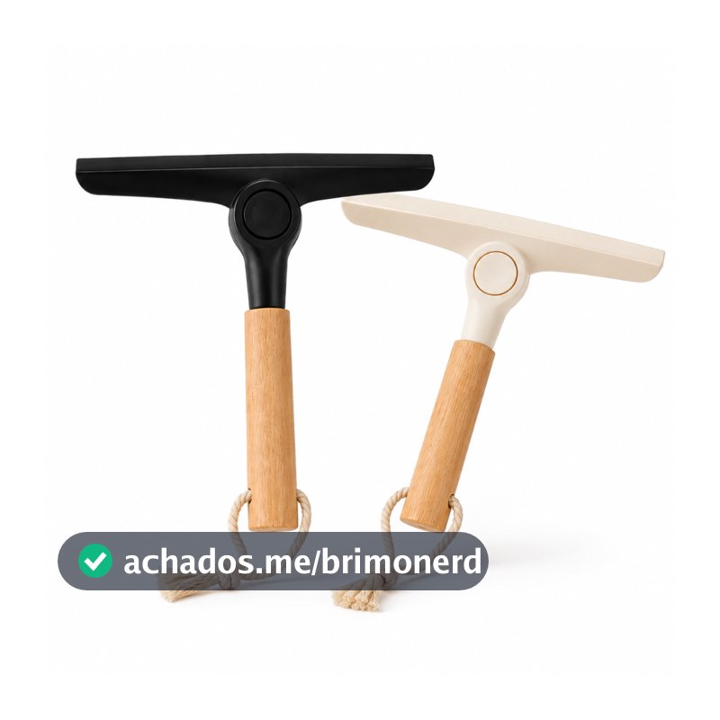Rodinho De Pia Oikos Luxo cabo De Bambu - Rodo de pia multiuso