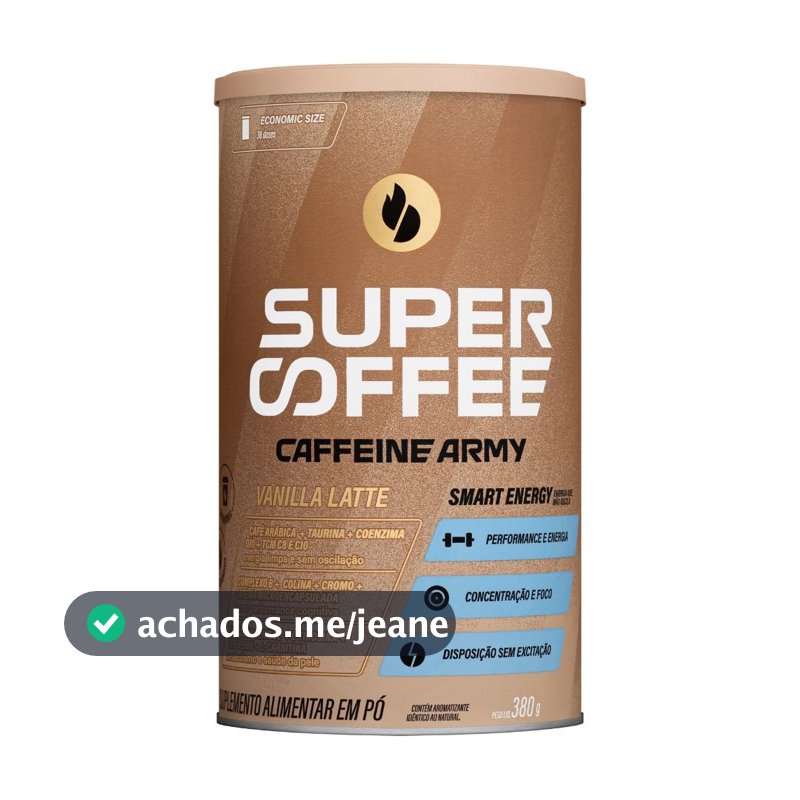 SuperCoffee 3.0 Vanilla Latte 380g - Caffeine Army