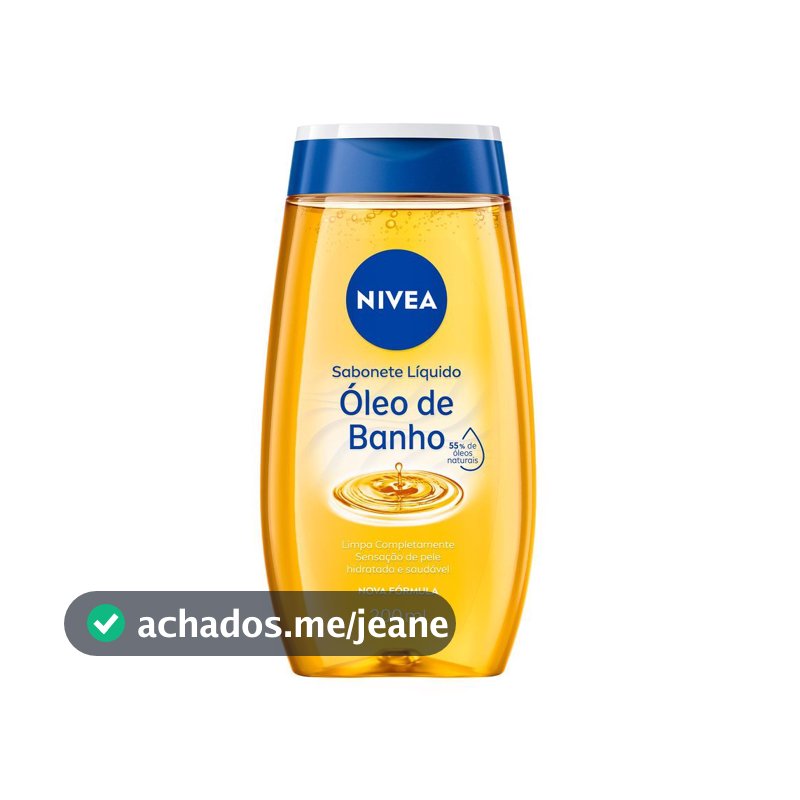 Sabonete Líquido Corporal Óleo de Banho Nivea 200ml