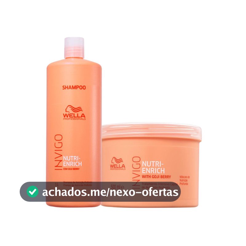 Kit Wella Professionals Invigo Enrich Profissional - Shampoo e Máscara
