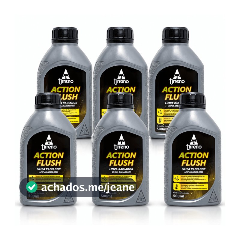 KIT 6 unidades LIMPA RADIADOR ACTION FLUSH TIRRENO
