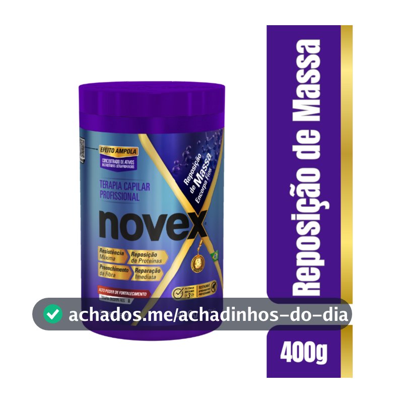 Creme de Tratamento Novex Reposição de Massa 400g