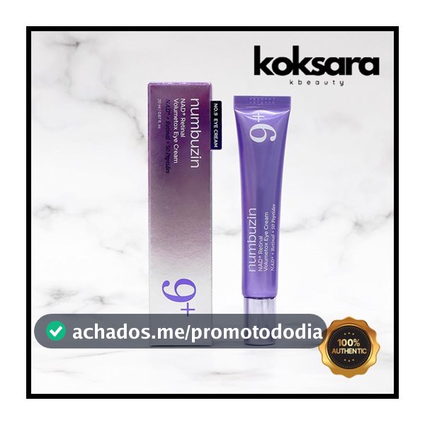 Numudin No . 9 NAD + Retinal Volumetox Creme Para Olhos 20ml/Conjunto Duplo