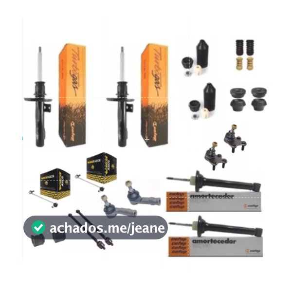 Kit Especial Suspensão Gol G5 G6 G7 Amortecedor Bieleta e Pivo + Kits