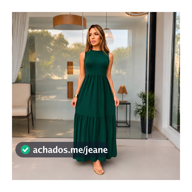 Vestido Feminino Cavado Saia 3 Marias Longo Inverno e Verão Elegância, Conforto e Versatilidade 502