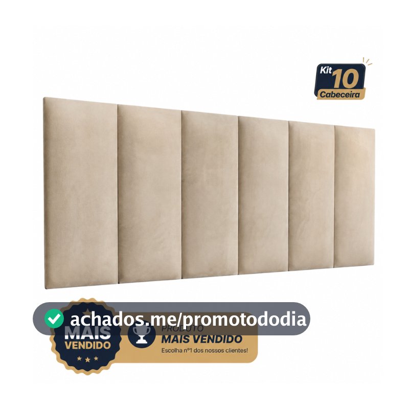 Cabeceira De Cama Modular 40x20cm Box Casal Solteiro Completo - ENVIO IMEDIATO