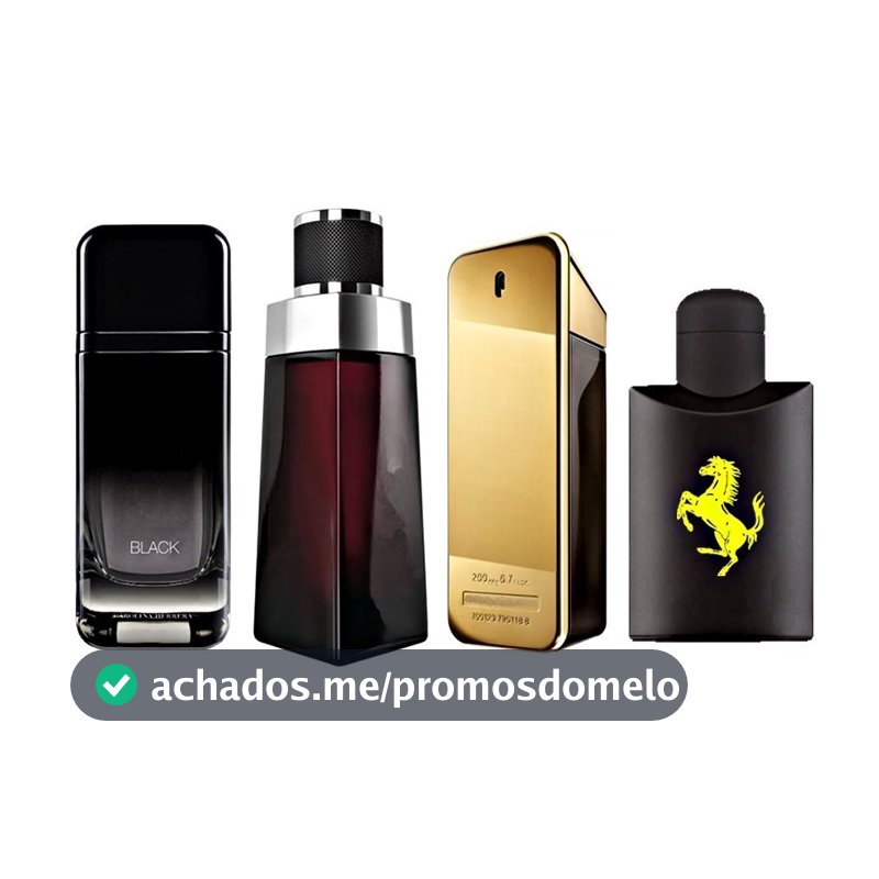 KIT 4 PERFUME MASCULINO IMPORTADO FRAGANCIA CONCENTRADA OTIMA FIXAÇÃO...