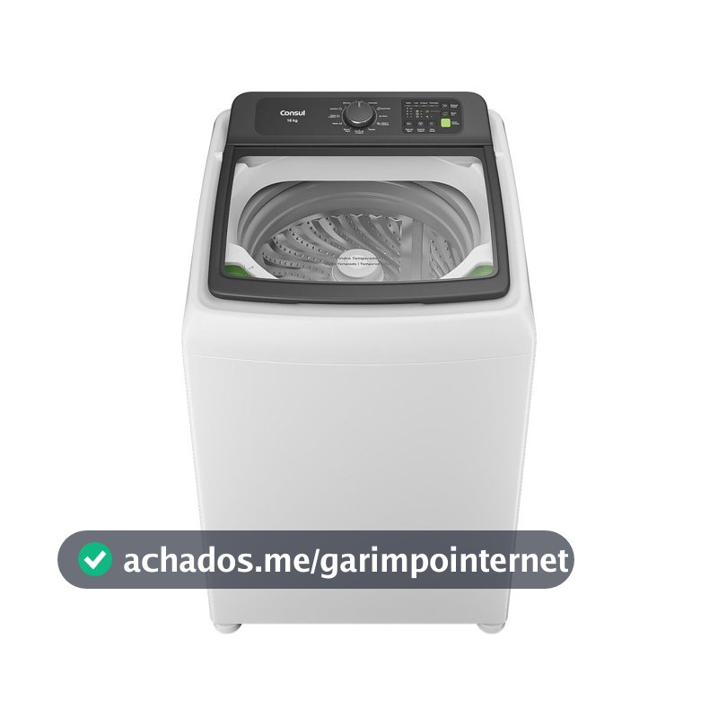 Máquina de Lavar Consul 16Kg Branca com Modo Eco - CWN16AB