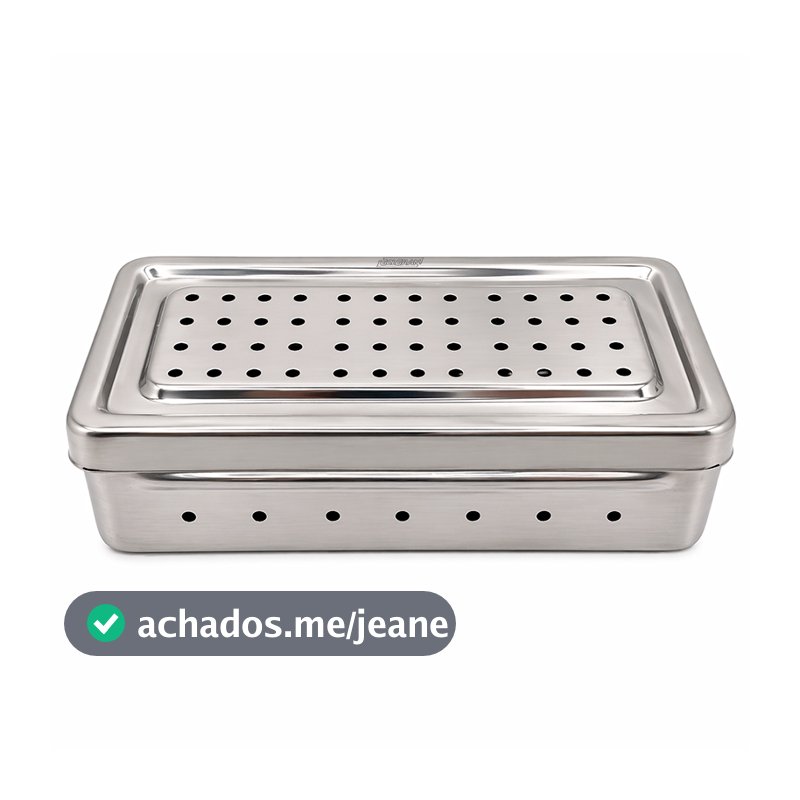 Estojo Perfurado para Esterelízação 20x10x5 Golgran