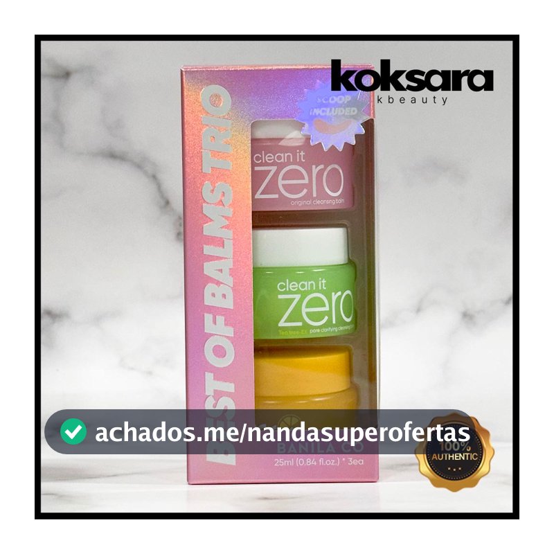 BANILA CO Clean It Zero Best of Balms Trio 25ml x 3pcs