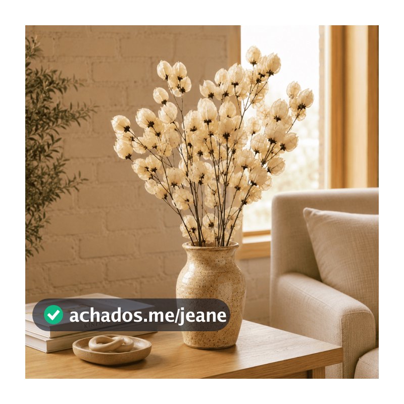 Bougainville Desidratado Natural 50cm 40 Flores Arranjo Floral Decoração Vaso