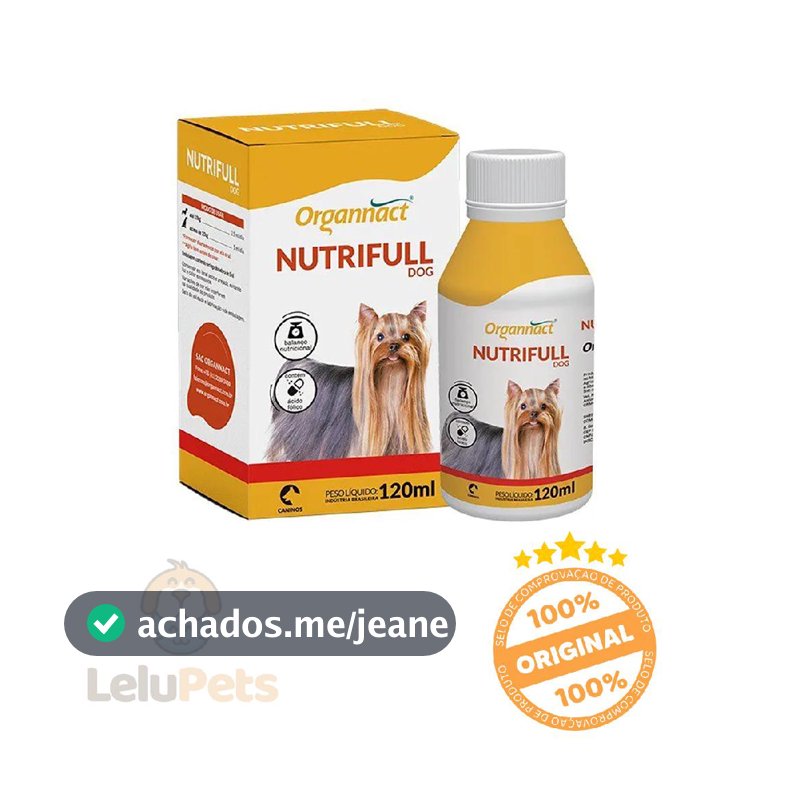 Suplemento Vitamínico Para Cachorro Nutrifull Dog 120 ml