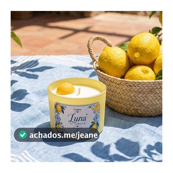Vela Aromática Limão Siciliano- 150g| Ceralina
