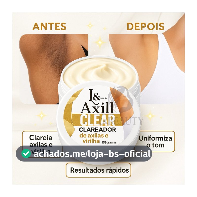 Creme Clareador Para Axilas Com Dolomita 150g - L&Beauty