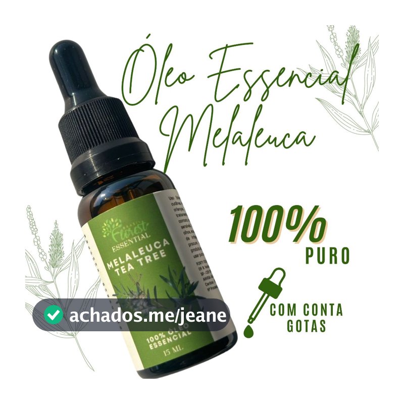 Óleo Essencial de Melaleuca Conta gotas