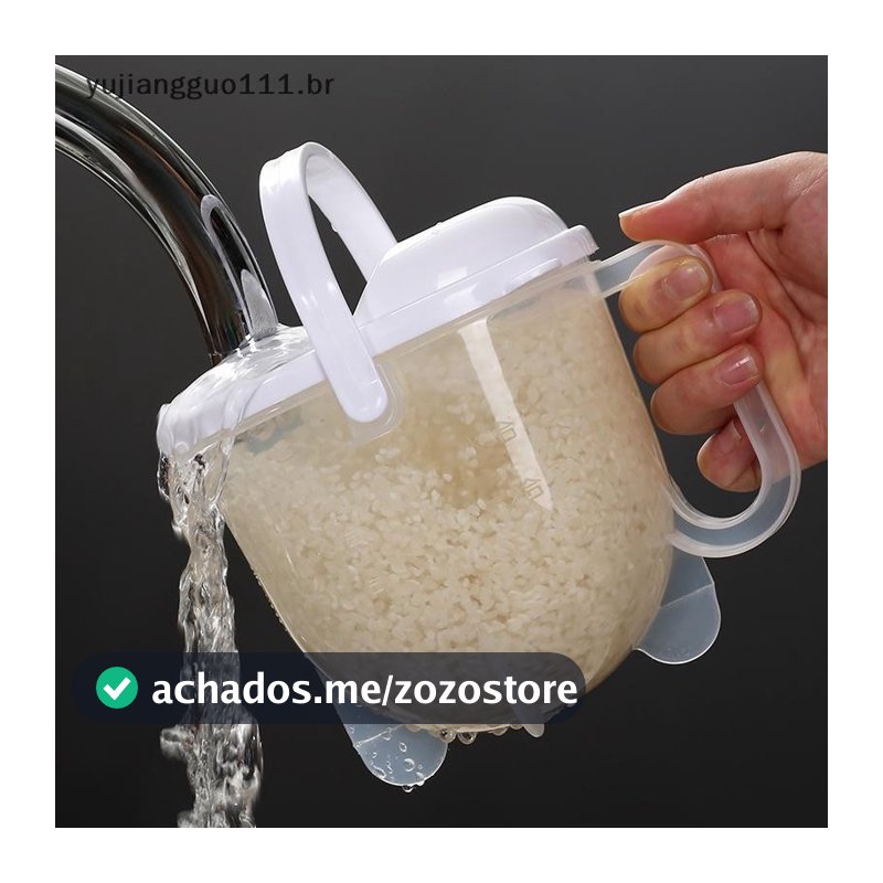 # Novo Coador De Arroz Com Alça , Tigela De Filtro De Lavagem Tampa Itens De Cozinha Multifuncionais Convenientes Para G