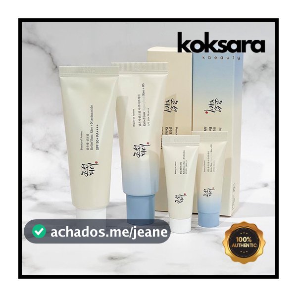 Beauty Of Joseon relief sun rice probiotics / niacinamide  sun cream protetor solar SPF50+ PA++10ml,50ml,50ml 1+1