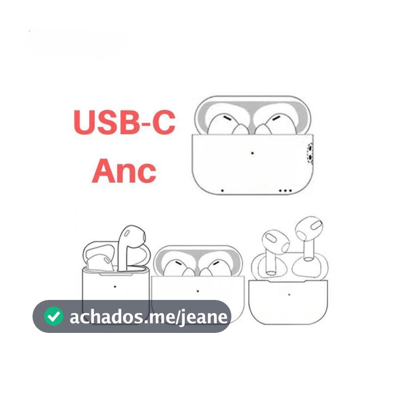 Novos Pods Pro ANC + Mudança De Transparência Nome Fones De Ouvido Bluetooth Sem Fio Com Cancelamento De Ruído