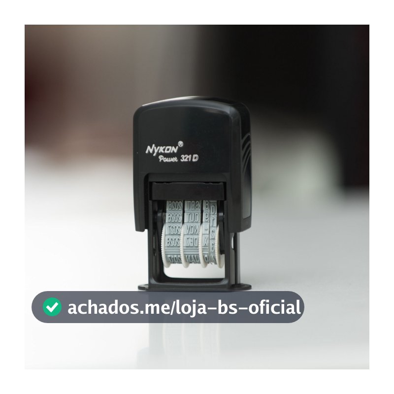 Carimbo Datador Automático N321 Nykon 3,8mm