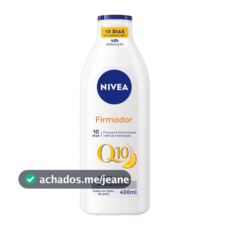 Creme Firmador NIVEA Q10 + Vitamina C 400ml – Hidratação e Firmeza da Pele