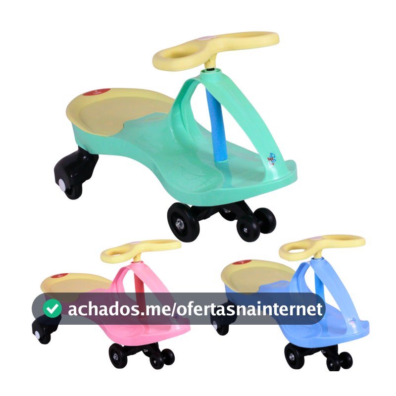 Carrinho Rolimã Infantil Super Car com Volante 360 - Castela