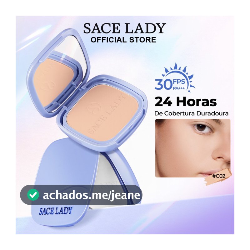 Pó Facial Pérola SACE LADY FPS 30PA+++ Controlo de Óleo