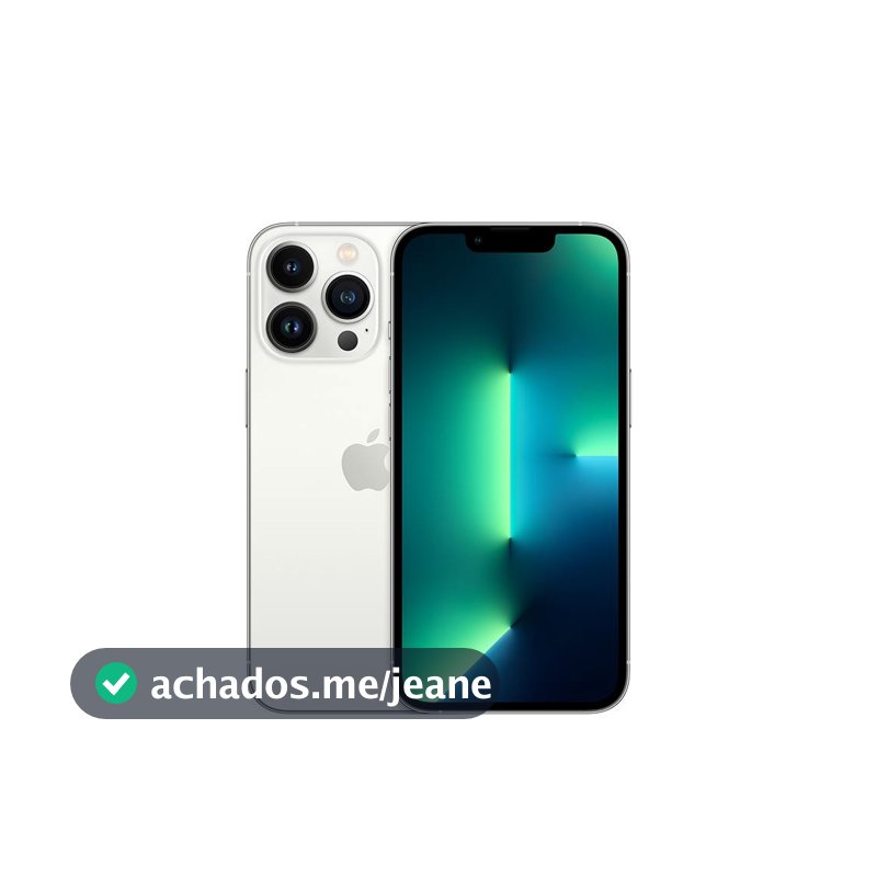 Usado: iPhone 13 Pro 128GB Prateado Bom - bateria 70% - Trocafy - Apple