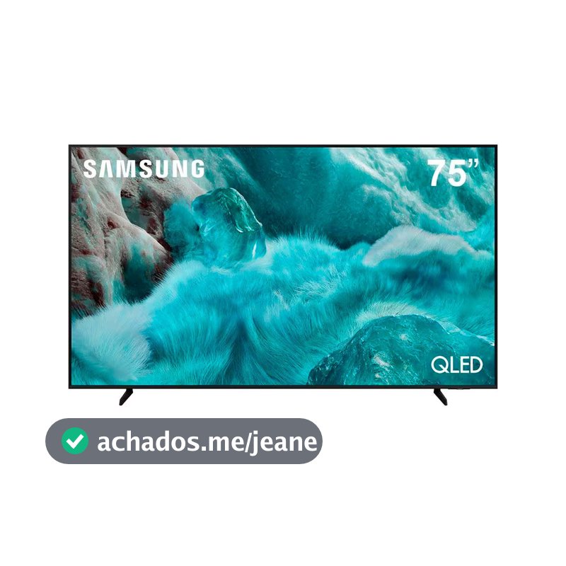 Smart TV 75 4K QLED Ultra QN75Q7FAAGXZD Vision AI Xbox Cloud Gaming Controle por Gestos Samsung
