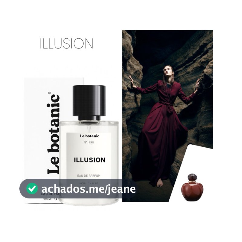 Perfume Illusion - Le botanic - EDP - Travel Size - Alta Fixação