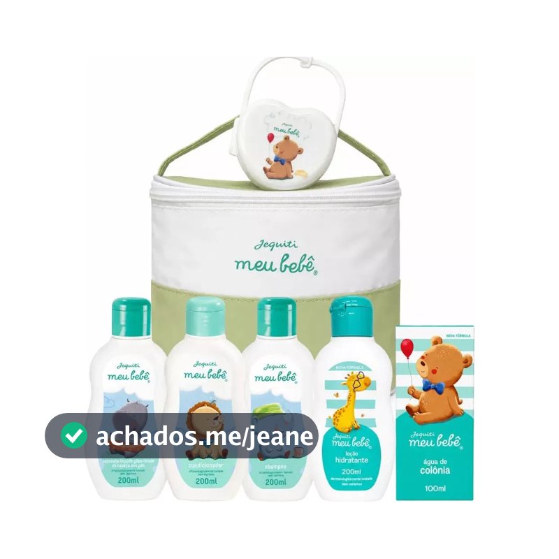 Kit Higiene Meu Bebê Infantil Jequiti - 7 Itens Maternidade