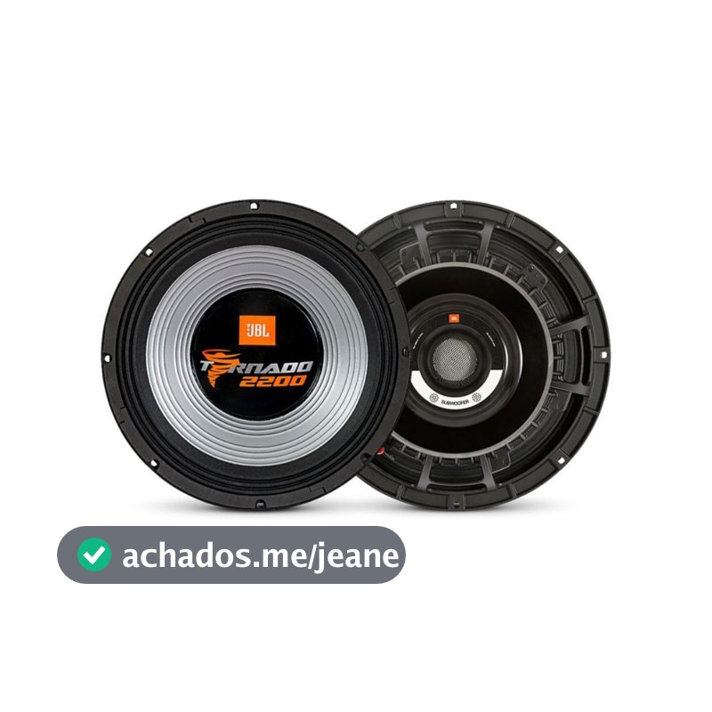 Alto Falante Subwoofer 15 Pol JBL Selenium Tornado 1100w Rms 4 Ohms Swt2200