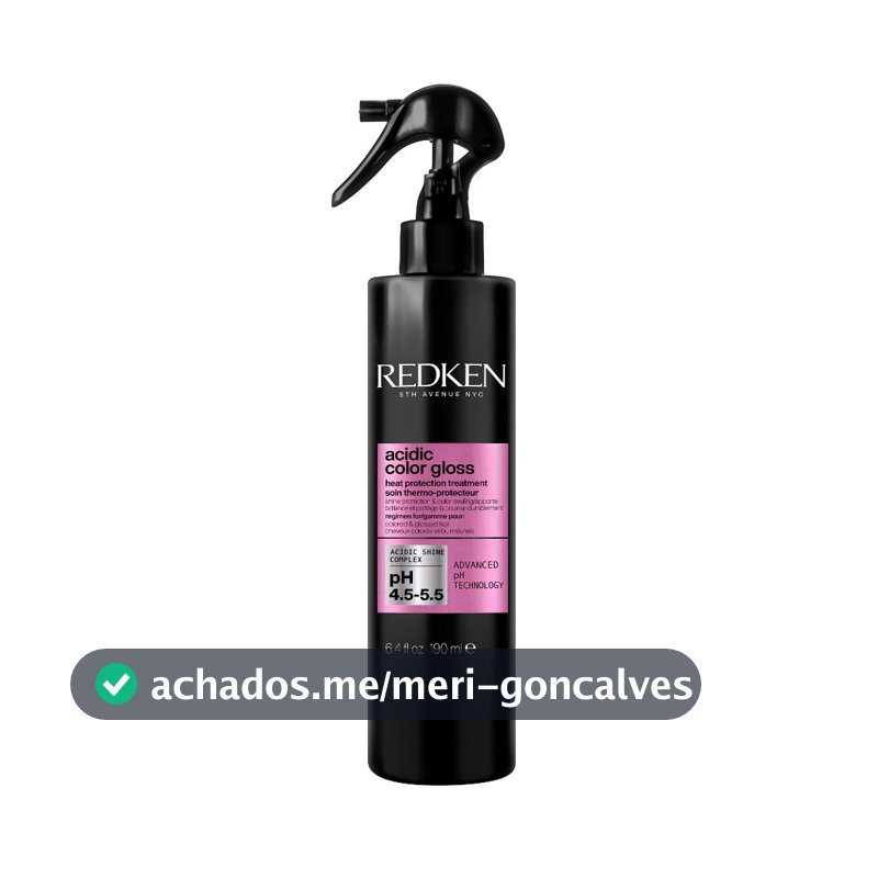 Acidic Color Gloss Leave-In 190ml Redken Tratamento sem enxaguar Termoprotetor e protetor de cor